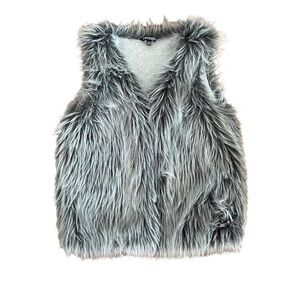 Faux fur vest size Large (10/12)